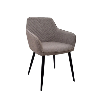 Silla De Diseño Milei Tela Moca Ofideas