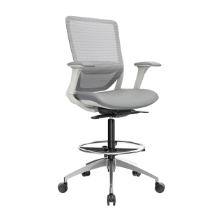 Silla Loop Cajero Ergonómica Ba Ac Gris Ofideas