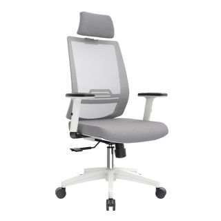 Silla Ergonómica Reclinable Think Presidente Nylon Gris Ofideas