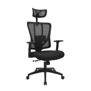 Silla Ergonómica Liam Presidente Negro Nylon Ofideas