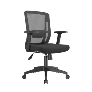 Silla Ergonómica Delphi II Gerente Nylon Negro Ofideas