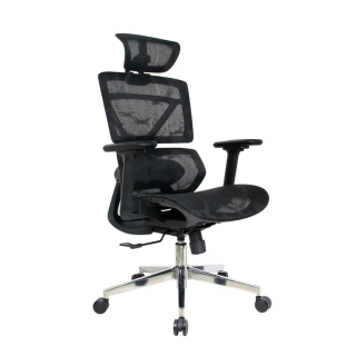 Silla Reclinable Masajeador Lumix Malla Negro Ofideas