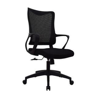 Silla Giratoria Rigs Gerente Tela Negro Ofideas