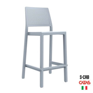 Silla De Bar Emi 75 Gris Claro Ofideas
