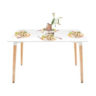 Mesa De Comedor Luigi Blanco 120x80 Cm Ofideas