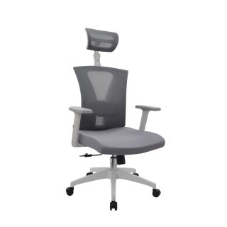 Silla Ergonómica Niza Presidente Gris Nylon Ofideas