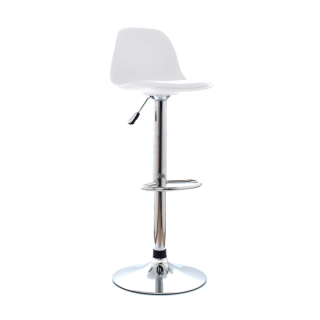 Silla Para Bar Regulable En Altura Boat Blanco Ofideas