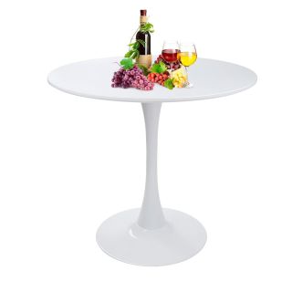Mesa de Comedor Circular Oslo Color Mdf Color Blanco Ofideas