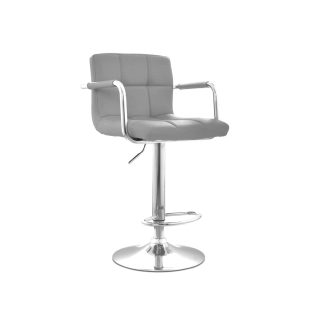 Silla De Bar Regulable En Altura Nill Cb Gris Ofideas
