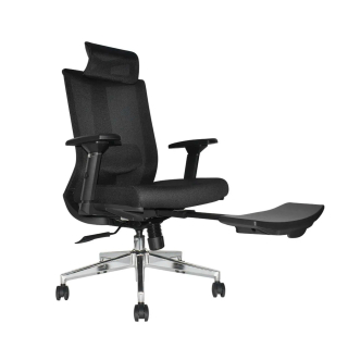 Silla Reclinable Kum Con Reposapies Negro Ofideas