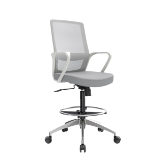 Silla Cajero Ergonómica Andy Gris Ba Ac Ofideas