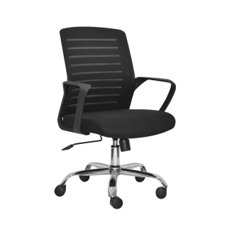 Silla Ergonómica Onix Ng Cromo Negro Ofideas