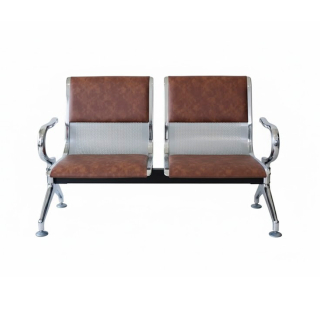 Tandem Aeropuerto Semi Tapiz Marrón 2 Asientos Ofideas