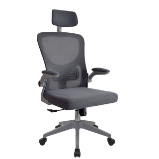 Silla Ergonómica Brazos Abatibles Zad Presidente Gris Ofideas