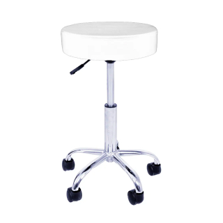 Taburete Work Premium Sin Respaldar Blanco Ofideas