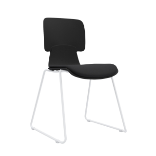 Silla Fija Moni Trineo Moni Negro Ofideas