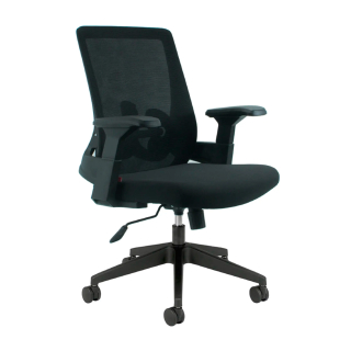 Silla De Oficina Giratoria Praga Negro Ofideas