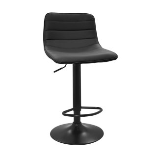 Silla De Bar Patrick Negro Base Negro Ofideas