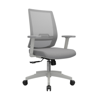 Silla Ergonómica Think Gerente Nylon Gris Eg Ofideas
