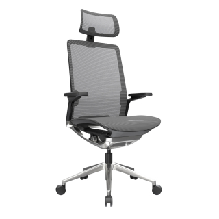 Silla Ergonómica Dream Presidente Gris Premium Ofideas