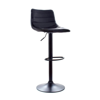 Silla De Bar Jack Negro Base Negro Ofideas