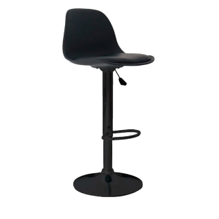 Silla Para Bar Regulable Boat Negro Estructura Negro Ofideas