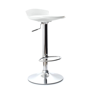 Silla Para Bar Air Blanco Regulable En Altura Ofideas