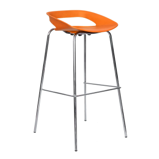 Silla Para Bar Tribeca Cajero Naranja Ofideas