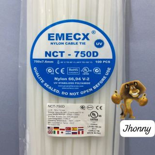 A CINTILLO  AMARRA CABLE DE NYLON COLOR  BLANCO