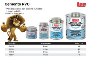 PEGAMENTO AZUL OATEY