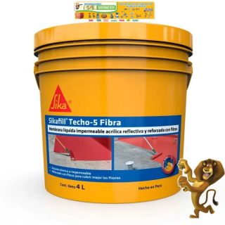 A SIKAFILL TECHO 5 FIBRAX 4 LT