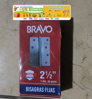 BISAGRAS FIJAS EN BRAVO