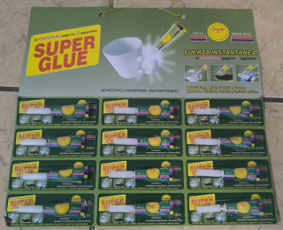 PEGAMENTO SUPERGLUE X 12UND