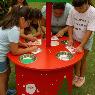 Alquiler de taller de láminas para pintar con Arena de Colores