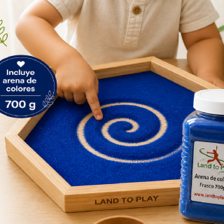 BANDEJA MONTESSORI HEXAGONAL