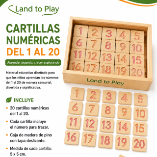 Cartillas de rastreo números
