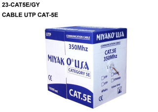 CABLE UTP SOLIDO 8 HILOS CAT 5E INTERIOR marca CELAPSA