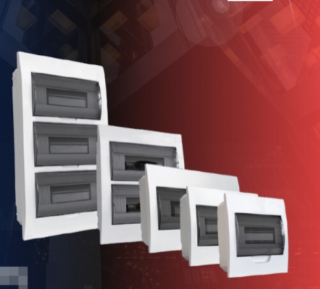 TABLERO DE DISTRIBUCION RIEL DIN POLICARBONATO DE 02, 04, 06, 08, 12, 18, 24, 36 POLOS PARA EMPOTRAR MARCA STRONGER