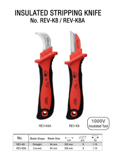 CUCHILLA PARA ELECTRICISTA 1000 VOLTIOS  IEC60900 DIN EN60900