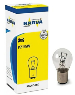 FOCO DE 2 FILAMENTOS 12V 21/5W,  narva 2 contacto 12v 21/5W (1034)