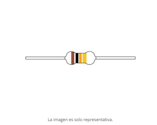 Resistencias de carbón de 1/4 W de 470 Ω