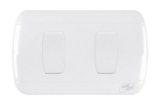 INTERRUPTOR PARA EMPOTRAR DOBLE 220V HOME LIGHT