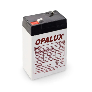 BATERIA SECA 6V, 4 AH, LIBRE DE MANTENIMIENTO  OPALUX