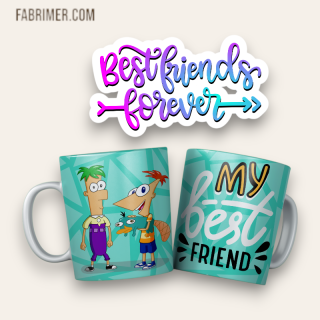 TAZAS - MEJORES AMIGOS