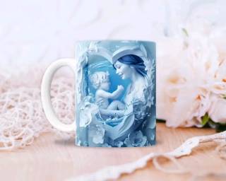 TAZA - MADRE 3D CORAZON