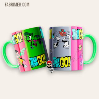 TAZAS - TEEN TITANS GO: Los Jóvenes Titanes en acción