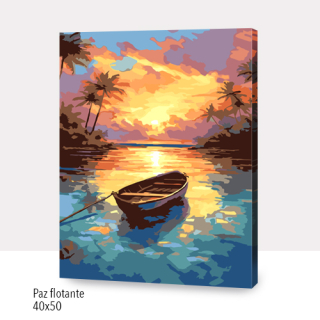 Paint by Numbers Paz flotante 40x50cm