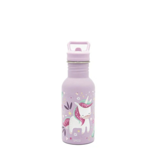 Tomatodo de acero inoxidable Sassi Sparkly El Unicornio 500ml