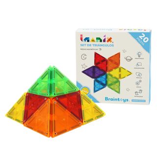 Set de 20 triángulos Imanix