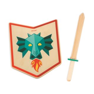 Escudo y espada modelo Dragón